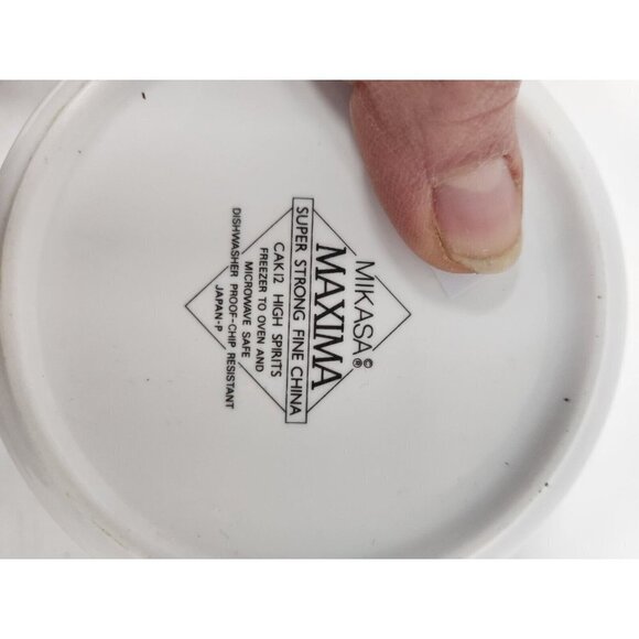 Vintage Mikasa Maxima High Spirits Cream and Sugar Bowl & Lid Porcelain - Picture 7 of 12